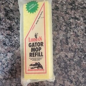 Libman Yellow Gator Mop Refill NWT extra absorbent